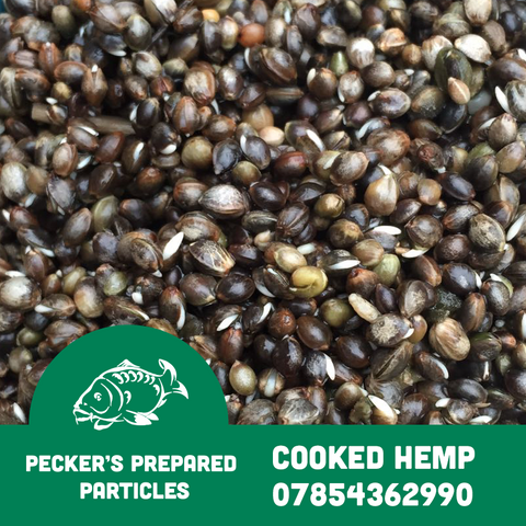 Premium Cooked Hemp Seed Particle Mix - Perfect for Carp Fishing